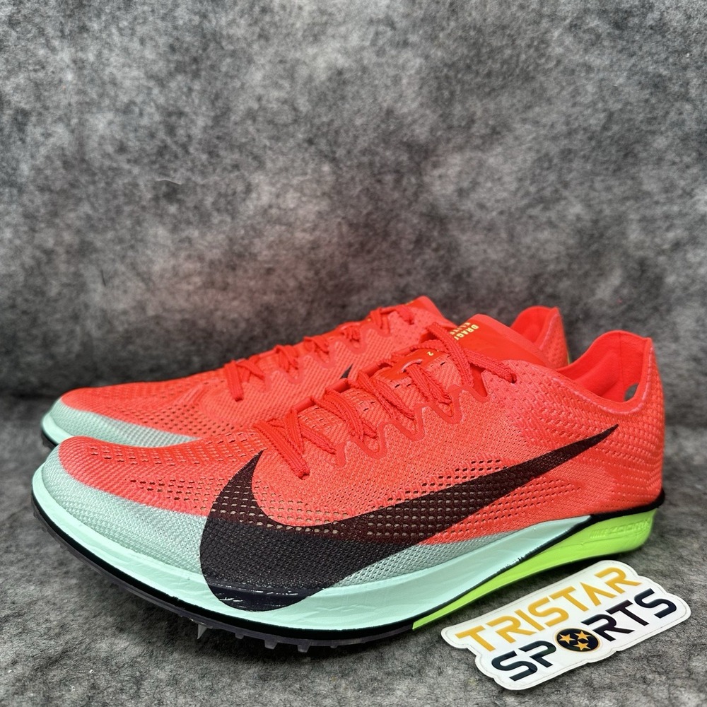 Nike ZoomX Dragonfly 2 Elite Track Shoes Mens Size 8 Crimson Lime FZ9315-600